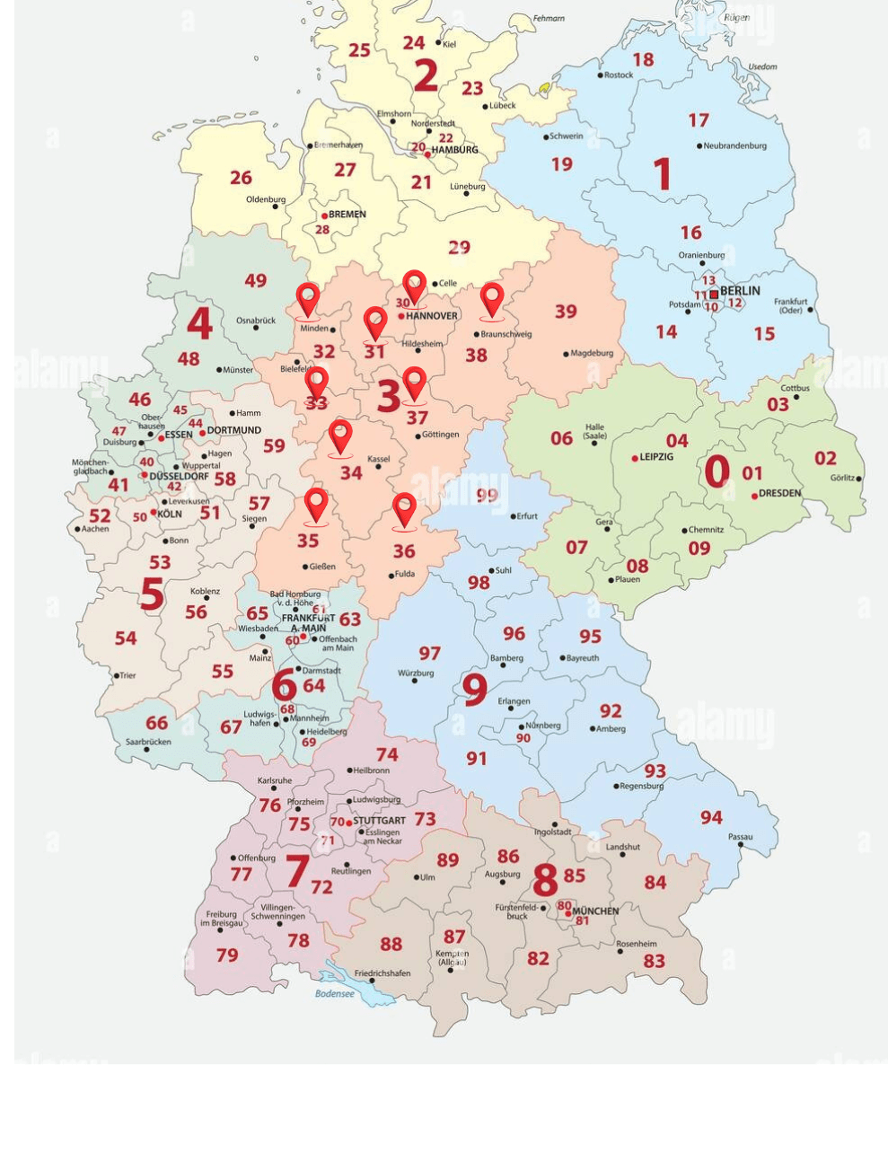 Company Locations Map